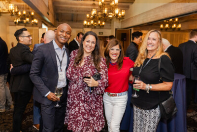 Group of business people at a gala